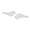 White, variant on Eyeglasses Rubber Anti Slip Holder Glasses Cover Ear Hook Retainer Black Pair