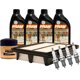thumbnail image 1 of Kit De Afinación Con Aceite 10W30 Sintético, Bujías Iridio, Filtro De Aire Y Filtro Para Aceite Sintético 10 Piezas Compatible con Pontiac Wave5 L4 1.6L DE 2005 A 2007, 1 of 1