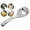 B, variant on Multipurpose Grinding Spoon,304 Stainless Steel Garlic Ginger Crusher Spoon Reverse Grinding Design for Home Kitchen Utensil