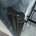 thumbnail image 3 of JimsMaison 32 to 33-3/8 in. W x 72 in. H Bi-Fold Semi-Frameless Shower Doors in Matte Black Finish, 3 of 10