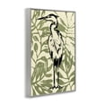 thumbnail image 3 of Stupell Industries Tropical Wild Heron & Leaves Gray Framed Giclee Art, 16 x 24, by June Erica Vess, 3 of 8
