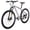 Silver, variant on Mens Mountain Bike, Eurobike X9 Mountain Bike 29 inch, 19 inch Aluminum Bikes for Men 29er, Mens Bicycle 3-Spoke Green