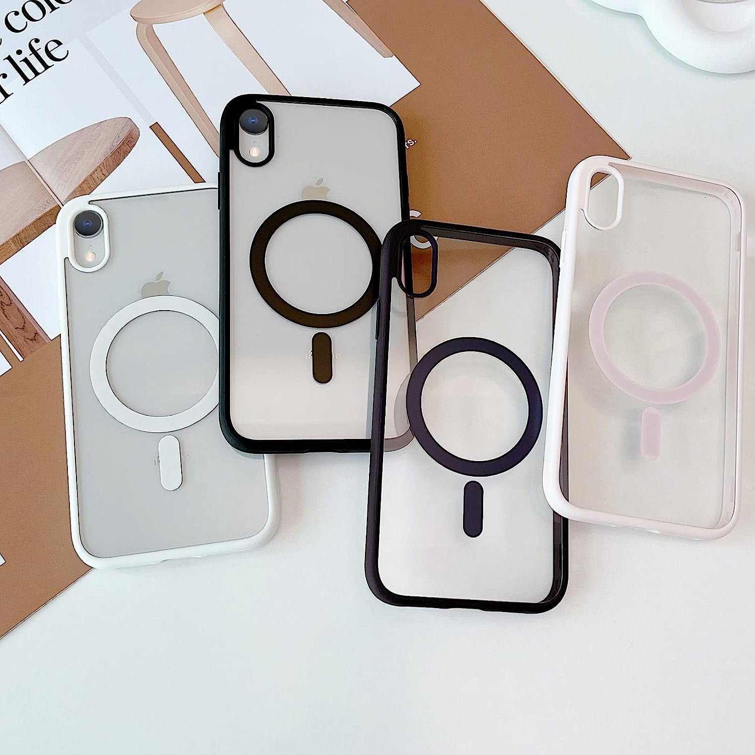 iPhone - Apple iPhone XRホワイト 美品 magsafe対応カバー付 Apple iPhone XRホワイト 美品 magsafe対応カバー付