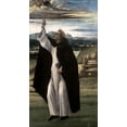 thumbnail image 2 of Botticelli, Sandro 9x14 Black Ornate Wood Framed with Double Matting Museum Art Print Titled - Saint Dominic, 2 of 4
