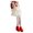 Red, variant on Home Decor Santa Claus Woolen No Face Dolls Christmas Ornaments for Home New Year Gifts Green