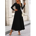 thumbnail image 3 of Vestido PRETTYGARDEN Conjunto de Top Corto de Manga Larga y Falda de Punto Acanalado Talle S, 3 of 7