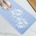 thumbnail image 4 of Alfombrilla de baño rectangular antideslizante con ventosas | Alfombrilla de ducha de PVC | Alfombrilla de masaje para pies para mayor seguridad en el baño y la ducha | Alfombrilla antideslizante de, 4 of 7