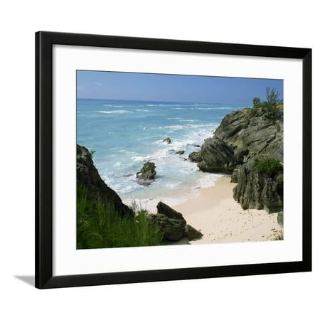 South Coast Beach, Bermuda, Central America, Mid Atlantic Framed Print Wall Art By Harding (Best Mid Atlantic Beaches For Families)