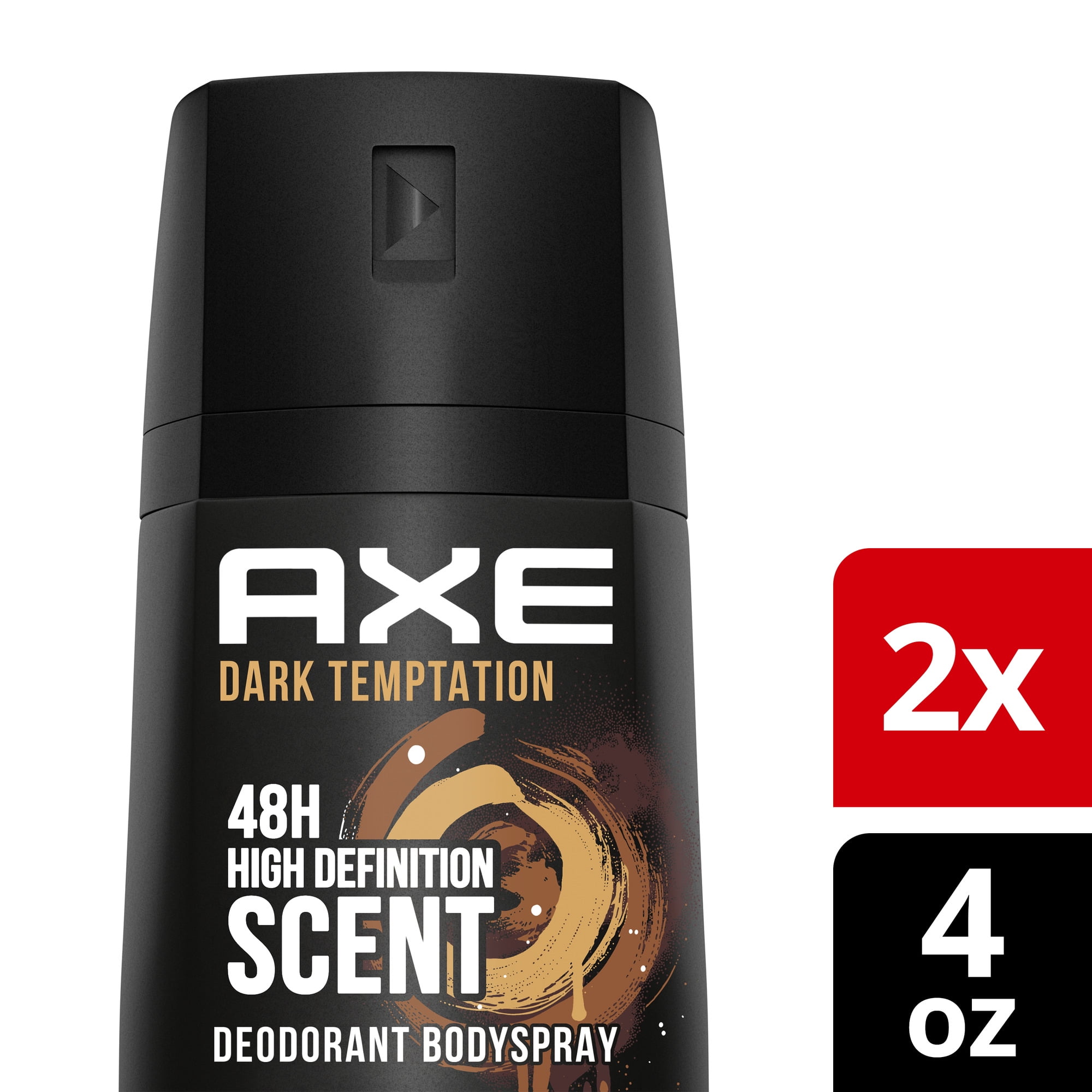 Zorg Uitbeelding niet verwant Axe Dark Temptation Body Spray for Men, 4 Oz, 2 Pack - Walmart.com