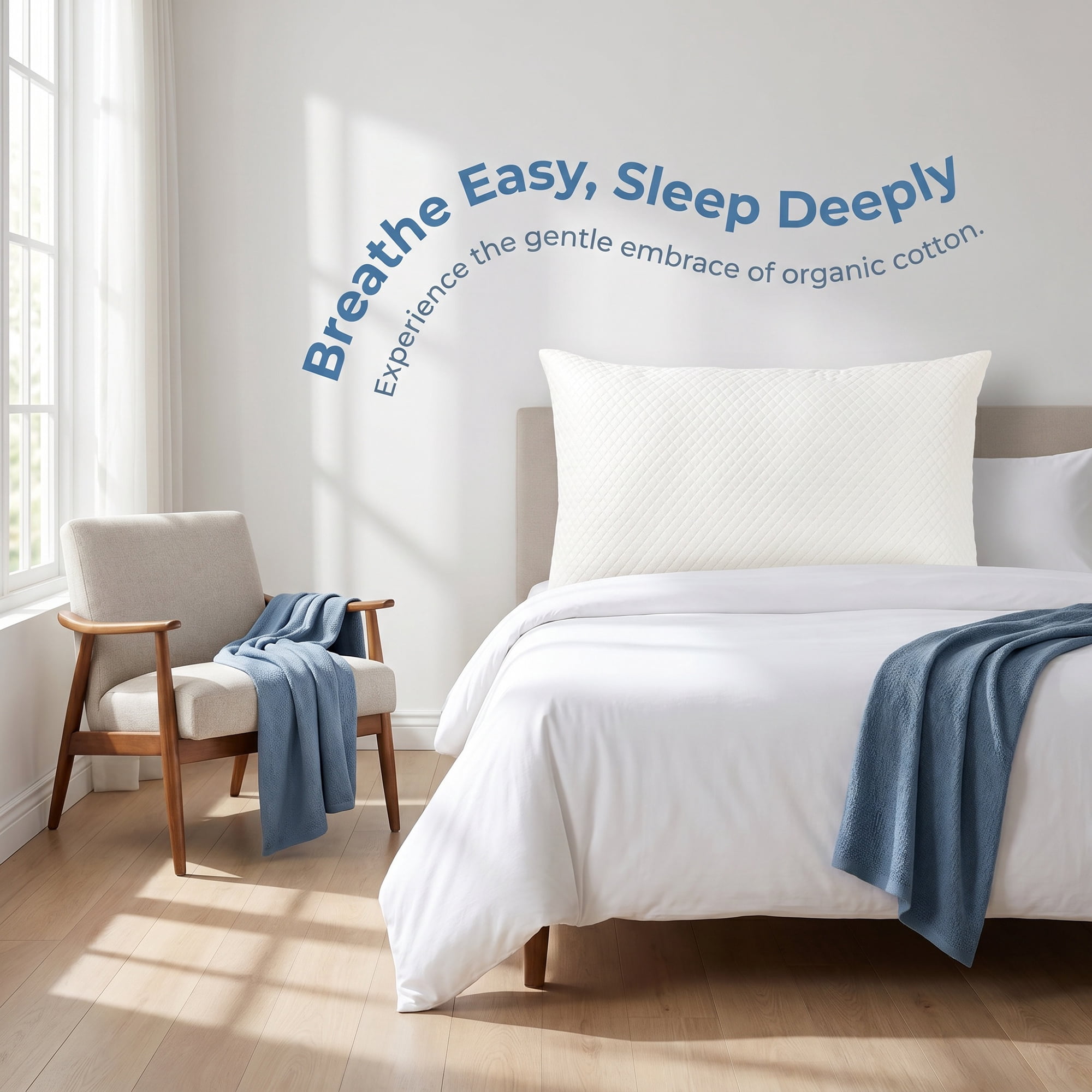 Unique Bargains Durable Waterproof Standard Size Zippered Pillow Protector White C