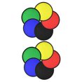 thumbnail image 4 of PENIKOKO 10Pcs Portable Polyester Flying Discs Assorted Colors Fun Outdoor Party Game, 4 of 8