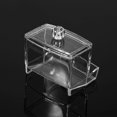 thumbnail image 4 of Practical storage box for cotton swabs, cotton buds, makeup, transparent cosmetic case, 4 of 4