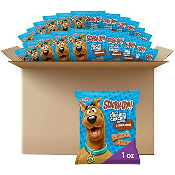 Kelloggs ScoobyDoo! Graham Cracker Snacks, Cinnamon, Made With Whole