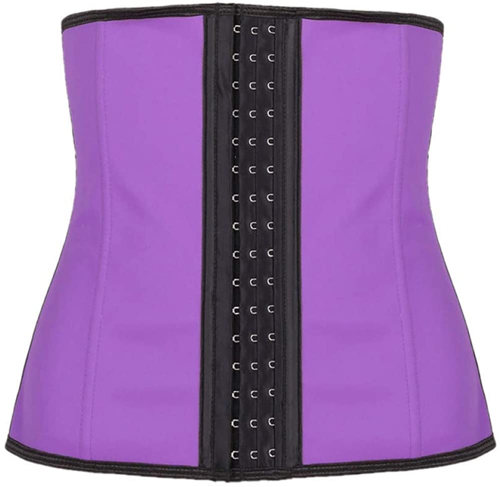 NEYYR Women Latex Waist Shaper 9 Steel Boned Corset Waist Trainer