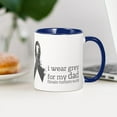 thumbnail image 3 of CafePress - I Wear Grey For My Dad Mugs - 11 oz Ceramic Mug - Novelty Coffee Tea Cup, 3 of 4