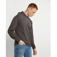 thumbnail image 4 of Hanes Men's T-Shirt Hoodie Garment Dyed Cotton Long Sleeve Jersey Tee sz S-3XL, 4 of 7