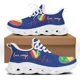 thumbnail image 1 of Zapatos casuales con diseño de la bandera de la República del Congo para hombre, zapatillas planas con cordones, resistentes al desgaste, tenis masculinos, 1 of 6