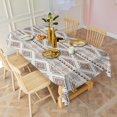 thumbnail image 6 of Boho Bohemia Geometric Line Art Rectangle Tablecloth 60"x120",Waterproof Polyester Rectangle Table Cloth, Wipeable Spillproof Polyester Tablecloth for Dining, Camping, Indoor and Outdoor, 6 of 6