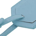 thumbnail image 3 of Etiquetas de Equipaje de material cuero Tarjeta de Presentación Tarjeta de para Accesorios con Etiqueta de Maleta Azul, 3 of 9