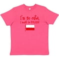 thumbnail image 3 of Inktastic So Cute Polish Youth T-Shirt, 3 of 5