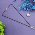 thumbnail image 3 of Efulgenz Indian Bollywood Traditional American Diamond CZ Mangalsutra Pendant Necklace Jewelry for Women, 3 of 3