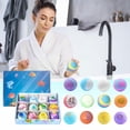 thumbnail image 5 of Bolas de baño, esponjas de ducha, 12 paquetes de bombas de baño para niños, bombas de baño orgánicas naturales, juguetes de baño para niñas y niños, regalos de cumpleaños para niños, esponja de baño., 5 of 5
