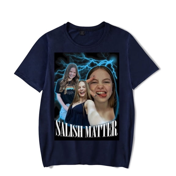 Salish Matter Merch T-shirt Summer Casual Tee Fashion Trend O-neck Short Sleeved Top