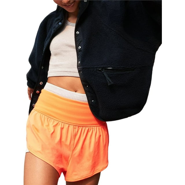 Chaqueta Afelpada para Mujer, con Botones, Estilo Casual, Ideal para el Invierno Abrigo Cálido con Bolsillos Negro M