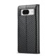 thumbnail image 2 of Funda para Google Pixel 8A con inserción de tarjetas, funda de cuero tipo folio con tapa, tarjetero, soporte, protección total, fibra de carbono magnética., 2 of 5