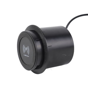 Desk Wireless Charger, Save Space ABS Wireless Charger Dual USB Ports  for Bar