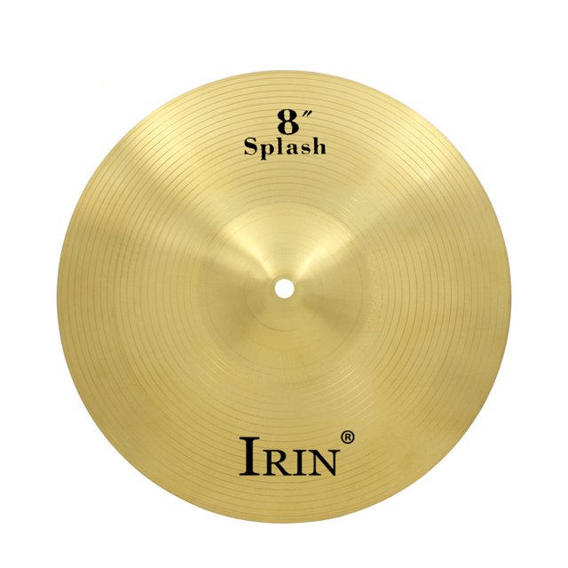 Soidarity Home Studio Stage Performance Metal Cymbal Reemplazo Drumset Cymbals Instrumento musical Percusión Equipo Reemplazo de piezas Accesorios para instrumentos musicales 8 pulgadas Soidarity OD025488-01