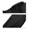 thumbnail image 5 of Riñonera, riñonera para viajes, caminar, correr, senderismo, ciclismo, fácil de llevar cualquier teléfono, cartera (negro), 5 of 5