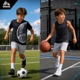 thumbnail image 3 of RBX Boys Athletic Outfit Shorts Set Short Sleeve Shirts Dry Fit Sleeveless Jersey & Shorts 3 Piece, 3 of 7