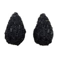 thumbnail image 1 of Pendientes Pendientes geométricos Diseño de coma Pendientes en forma de gota Joyas para el oído para el club Negro, 1 of 8