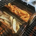 thumbnail image 3 of KQJQS Mesh Cylindrical Barbecue Rack, Rolling Barbecue Cage For Outdoor Barbecue, 3 of 4
