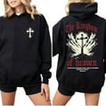 thumbnail image 2 of The Kingdom of Heaven Double Sided Christian Hoodie – Faith Inspired Religious Pullover, Bible Verse Graphic Hoodie for Men & Women, 2 of 7