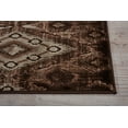 thumbnail image 4 of Nourison Karma Repeat Medallions Chocolate 2'2" x 7'6" Area Rug, (2x8), 4 of 6