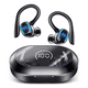 thumbnail image 1 of Auriculares Deportivos Bluetooth Impermeables Con Gancho Negros, 1 of 5