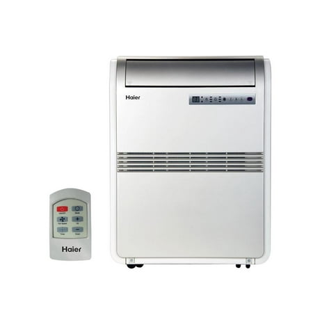 Restored Haier 8,000 BTU Portable Air Conditioner with 70-Pint/Day Dehumidification Mode and Remote (Refurbished)