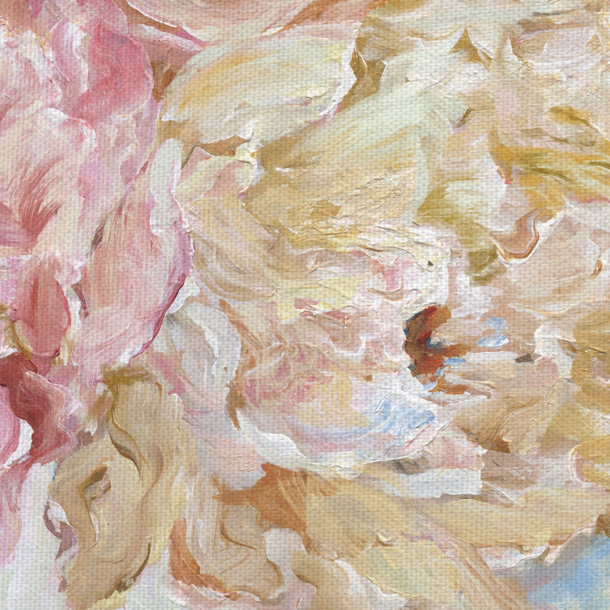 Masterpiece Art Gallery Contemporary Peonies 2 by Nan Canvas Art Print 30" x 30"