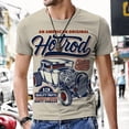 thumbnail image 2 of Retro Poster, Car Pattern, 3D Printed Men's T-shirt, Casual and Personalized Oversized Street Fashion Men's Short Sleeved Top, 2 of 5