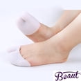 thumbnail image 4 of Toe Pouch Forefoot Cushions Bunion Pads Protect, Cushion and Support Tender Toes and Sore Bunions and Tailors Bunion Cushioning Toe Protectors Fits in Pumps Heels Ballet Flats Sneakers Loafers Clogs B, 4 of 6