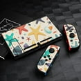 thumbnail image 3 of POBUDS Switch Skin | Sticker Wrap Vinyl Decal | Set Compatible with Nintendo Switch ( Switch Standard, Colorful Starfish Shells), 3 of 5