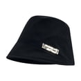 thumbnail image 1 of 56-58 cm circunferencia del sombrero simple color sólido sombrero de pescador femenino primavera y verano sombrilla protector solar gorro de lavabo, 1 of 5