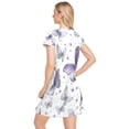 thumbnail image 4 of Sleeping Dress Women's Nightgowns & Sleepshirts Nightgowns for Women Soft Fabric Easy to Put on and Take off XXL Light Purple Butterfly, 4 of 6