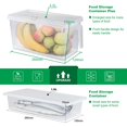 thumbnail image 2 of Recipientes de almacenamiento de verduras SILIVO Lettuce Keeper 4,5 L (paquete de 3), 2 of 7