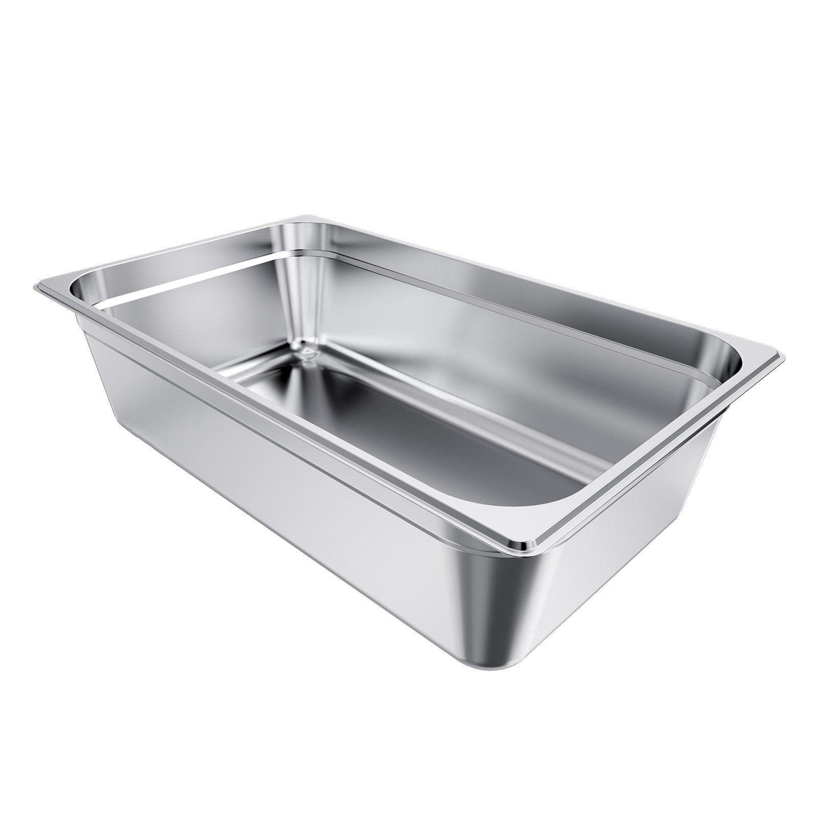 Stainless Steel Hotel Pan Full Size 6 Inch Deep 1-Pack 22 Gauge for Catering Buffet