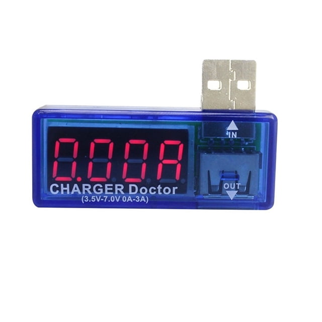10VA Dual USB Current Voltage Charging Detector Tester Battery Voltmeter Sturdy Ammeter Charger Tester ,Live Data