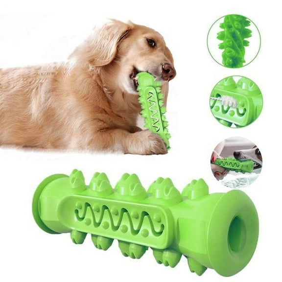 Puppy Toothbrush Dog Chew Toy,Interactive Dog Stick Bone Teething Chew Toys,Soft TPR Rubber Tooth Brushing Teeth Cleaning Dog Toy for Small Medium Breed Chewers Dental Oral Care