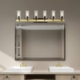 thumbnail image 4 of Livex Lighting - Beckett - 6 Light Bath Vanity in Industrial Style - 47.5 Inches, 4 of 14